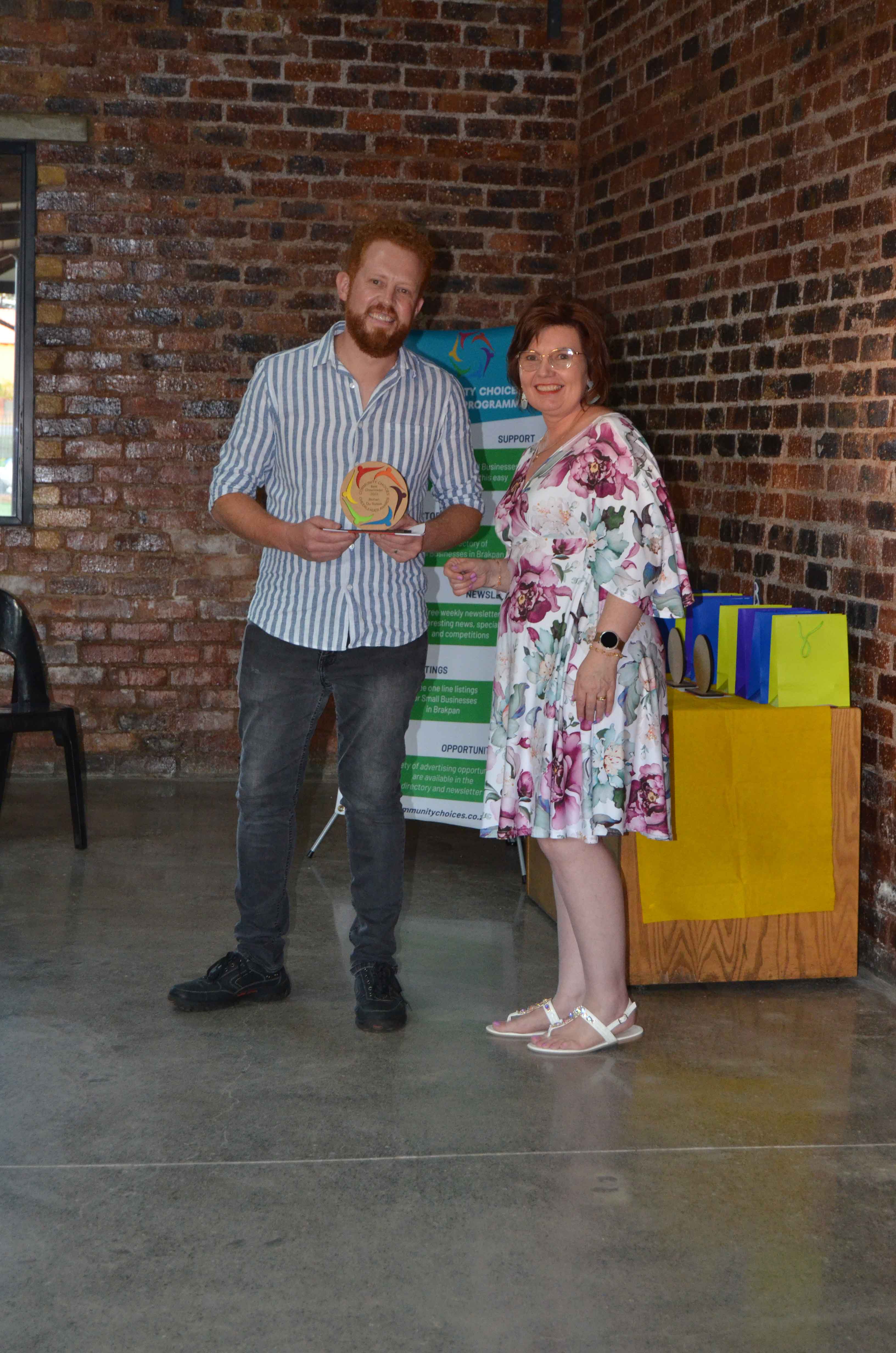 Rohan Du Buson from Fig on the Rock with Mientjie Kleinhans