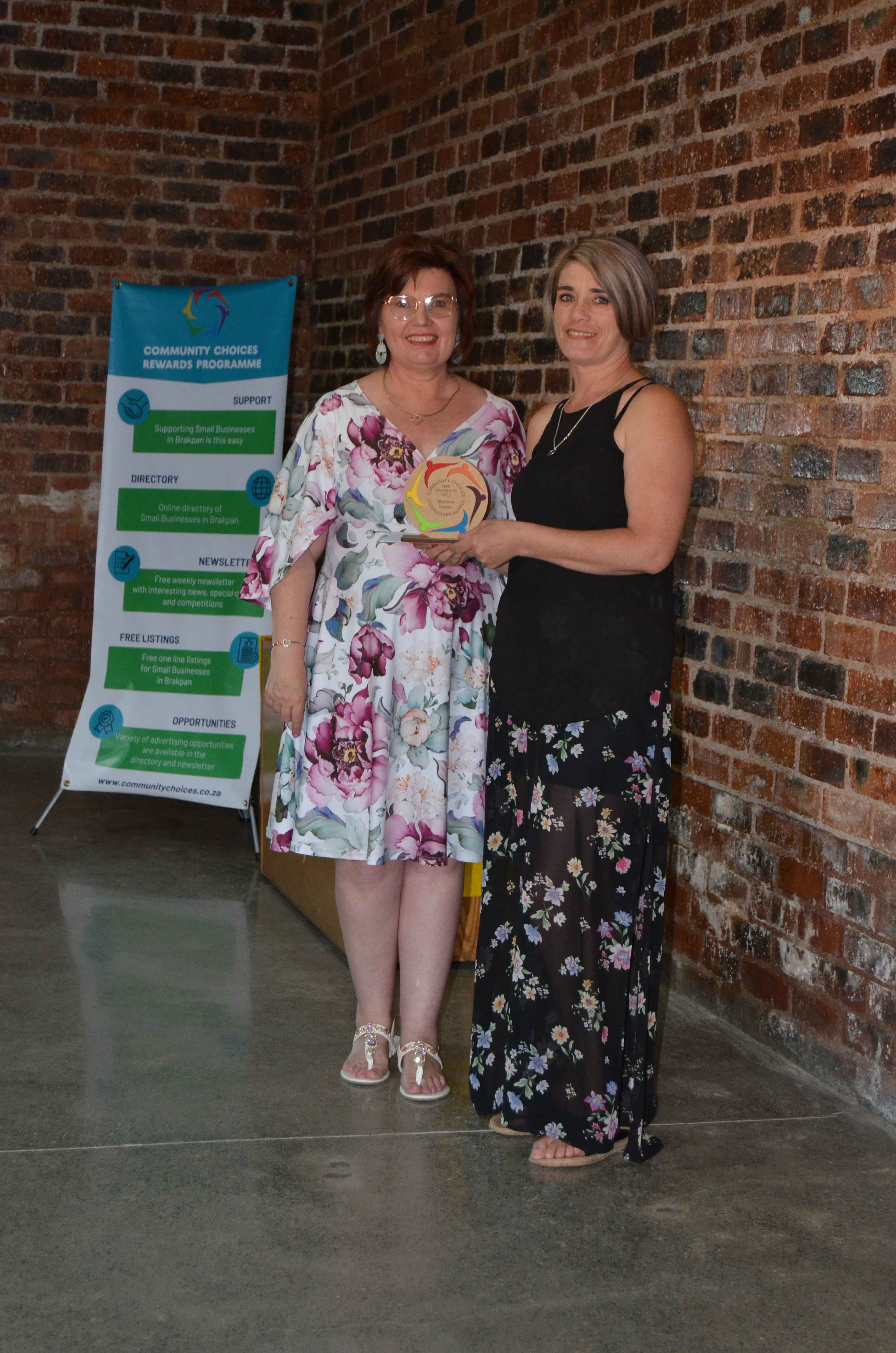 Marlene Voster with Mientjie Kleinhans