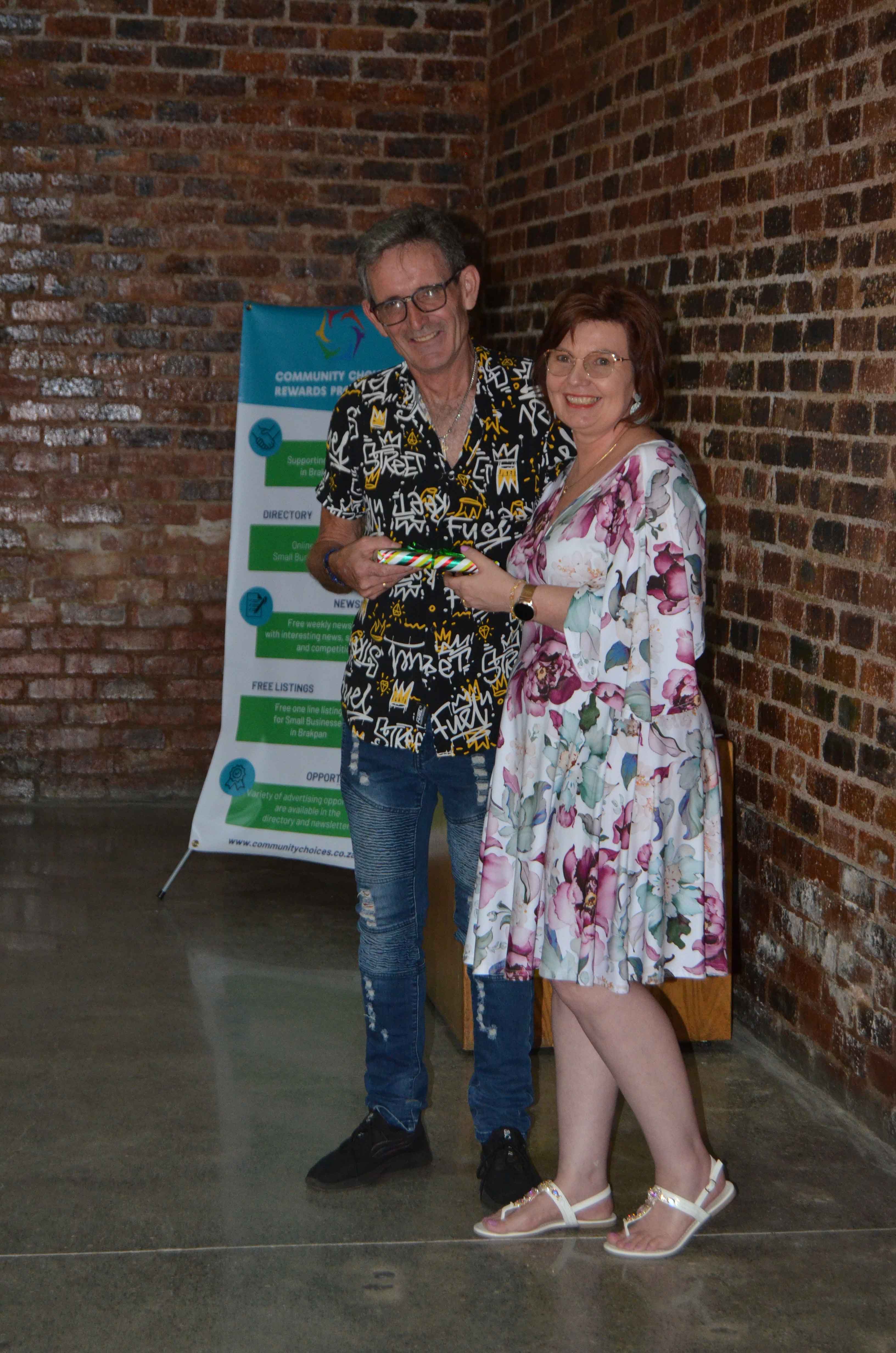 Kobus Kleinhans from Nifty Zebra with Mientjie Kleinhans